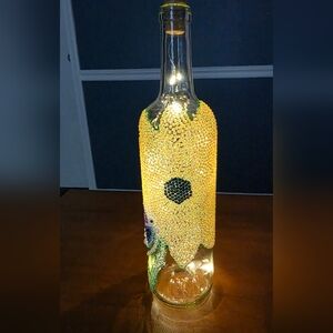 Wine Bottle Art Light